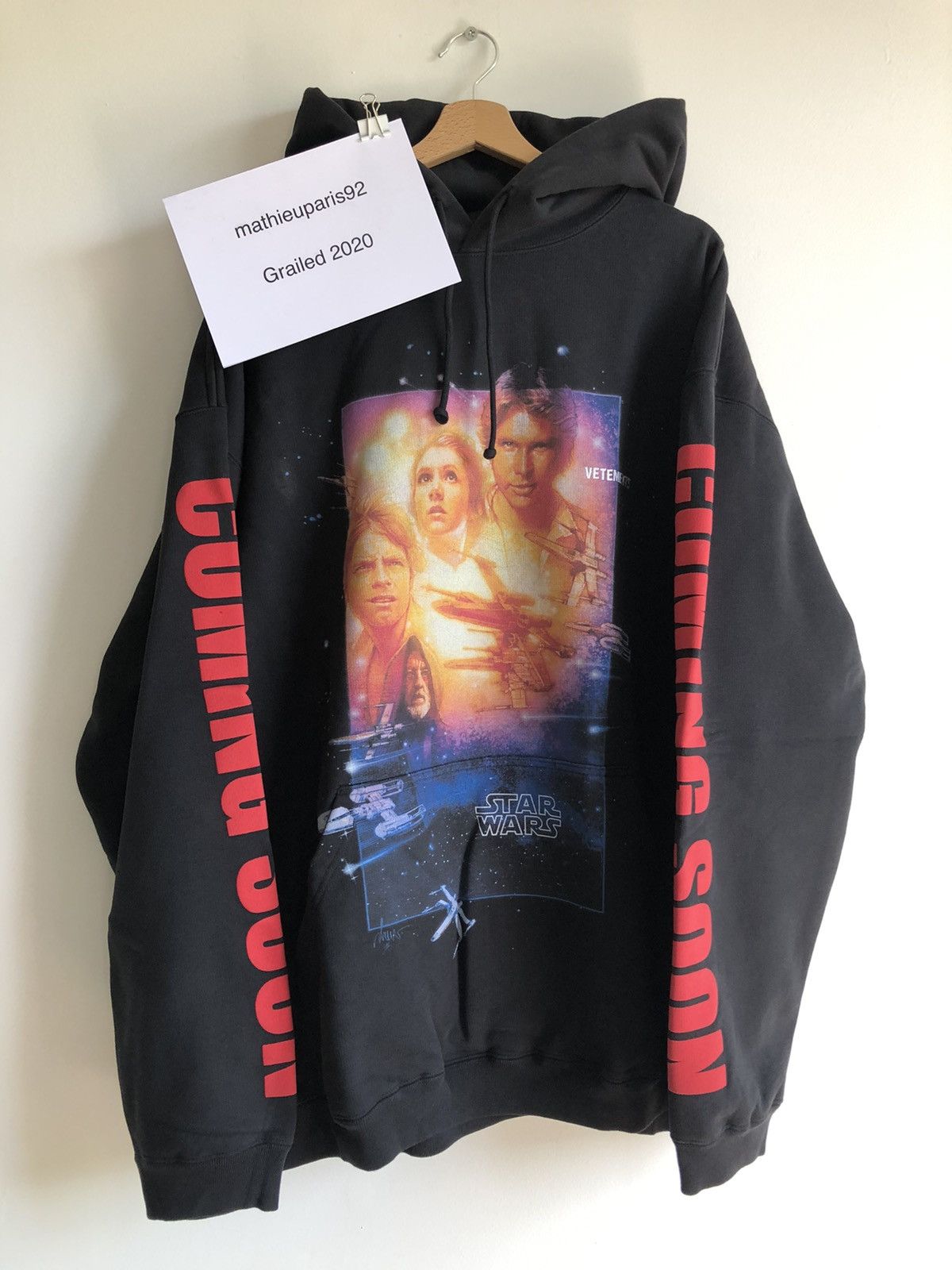 Vetements VETEMENTS x STAR WARS poster hoodie | Grailed