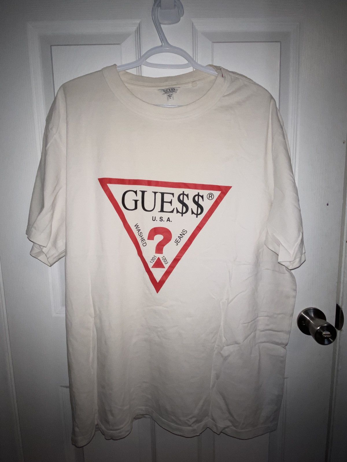 A$AP Rocky × Guess Logo Tee Size US L / EU 52-54 / 3 - 1 Thumbnail