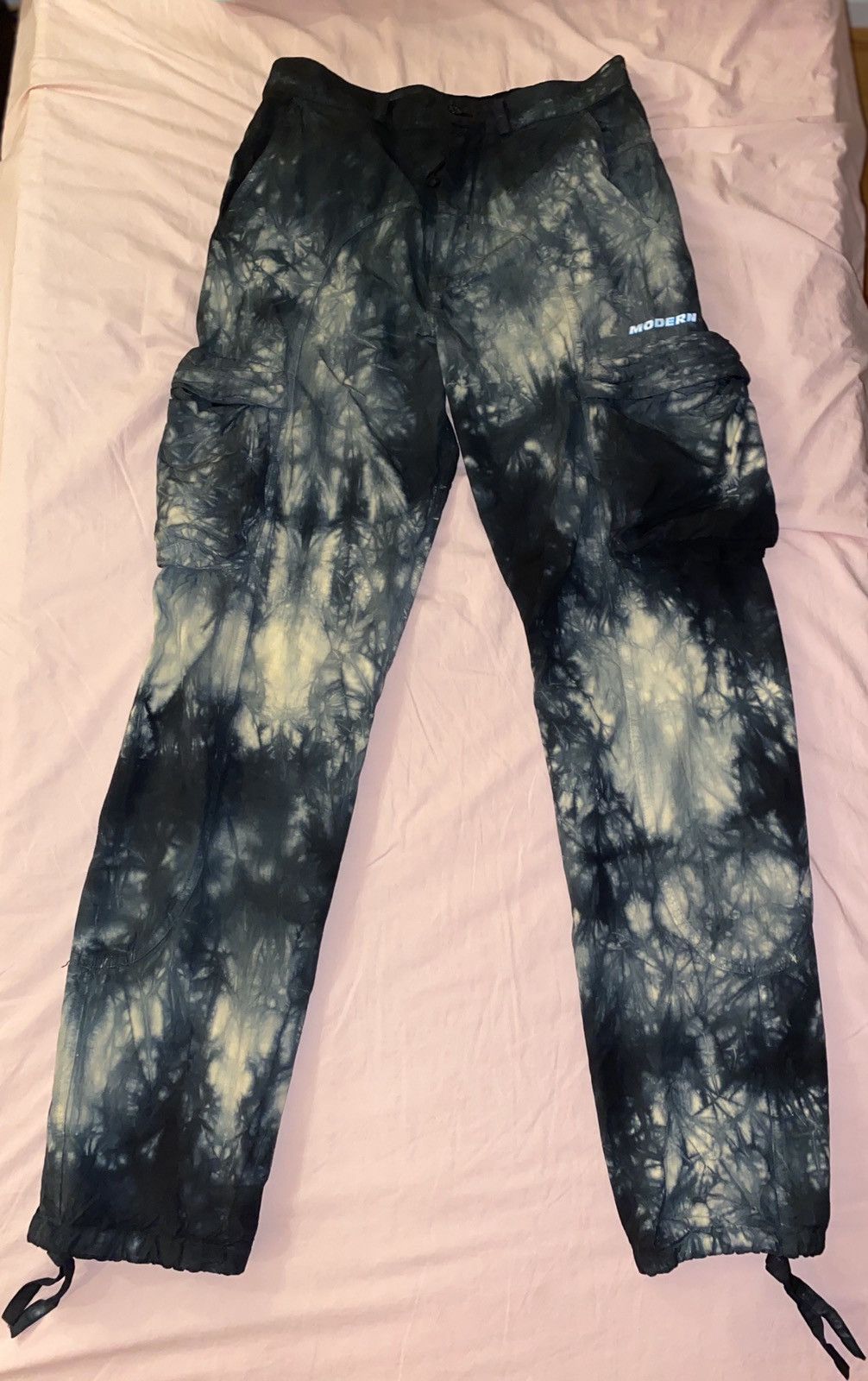 Off-White Bounce Tie Dye Ripstop Cargo Pants 'Warm Grey