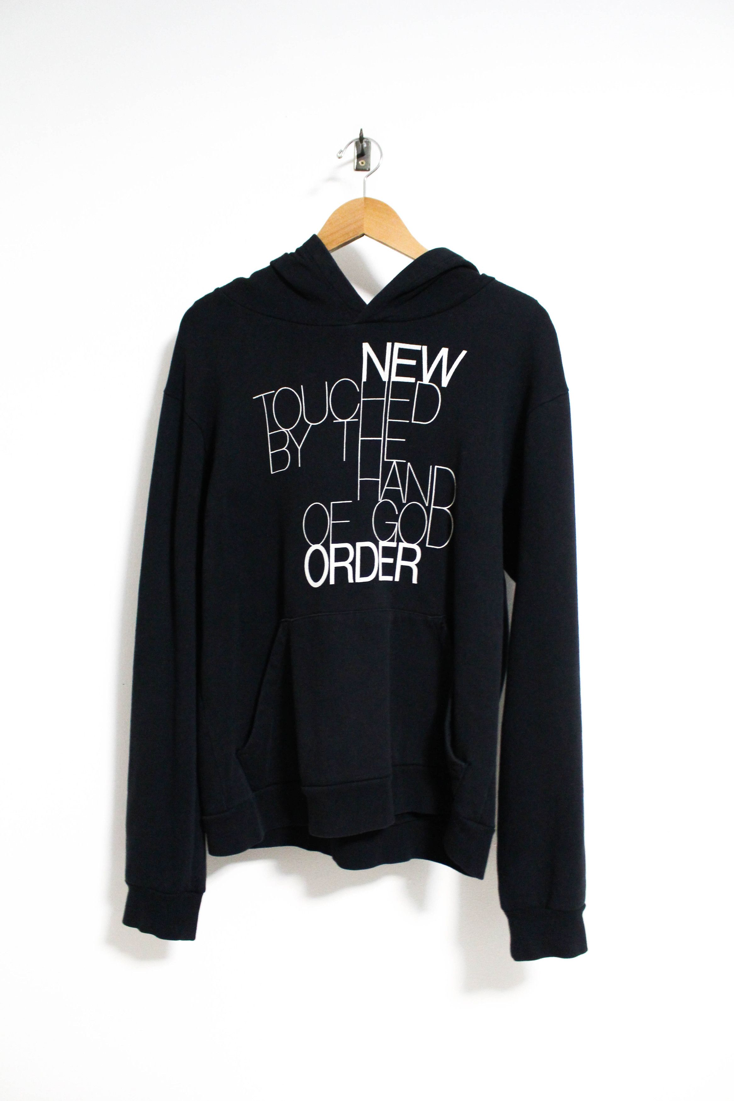 Raf Simons AW04 New Order Touched by the Hand of God Hoodie | Grailed