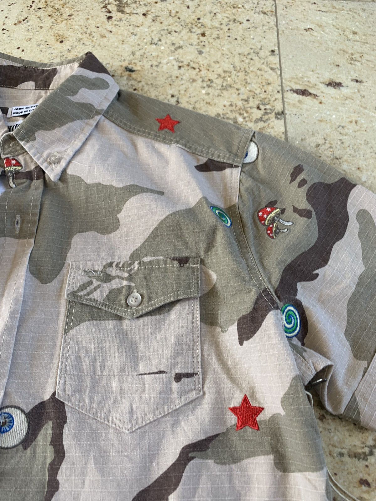 Billionaire Boys Club BB All Seeing Woven Smoke Grey Button Up SS Size US S / EU 44-46 / 1 - 10 Thumbnail