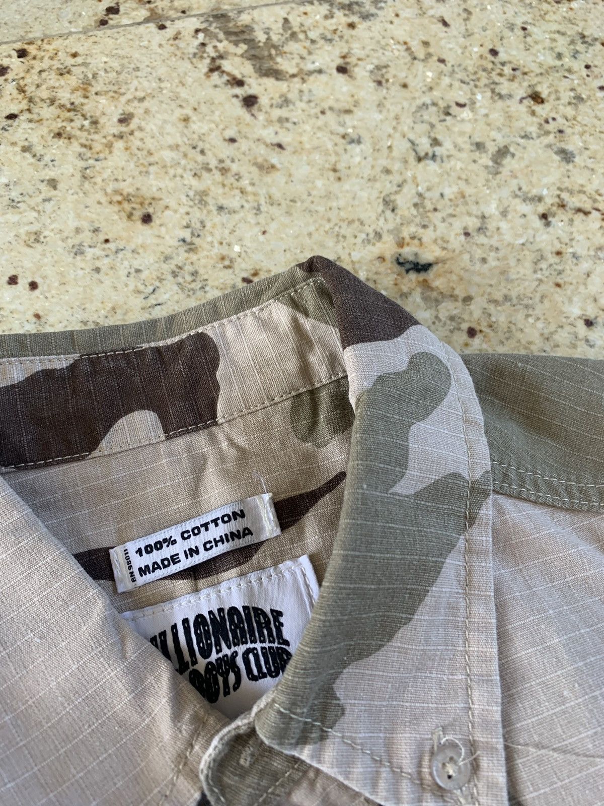 Billionaire Boys Club BB All Seeing Woven Smoke Grey Button Up SS Size US S / EU 44-46 / 1 - 8 Thumbnail