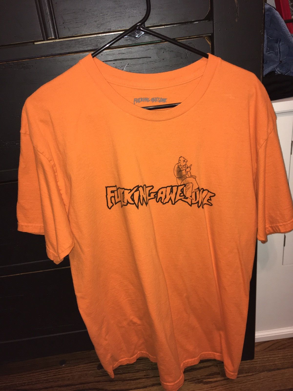 Orange Fucking Awesome Logo Tee