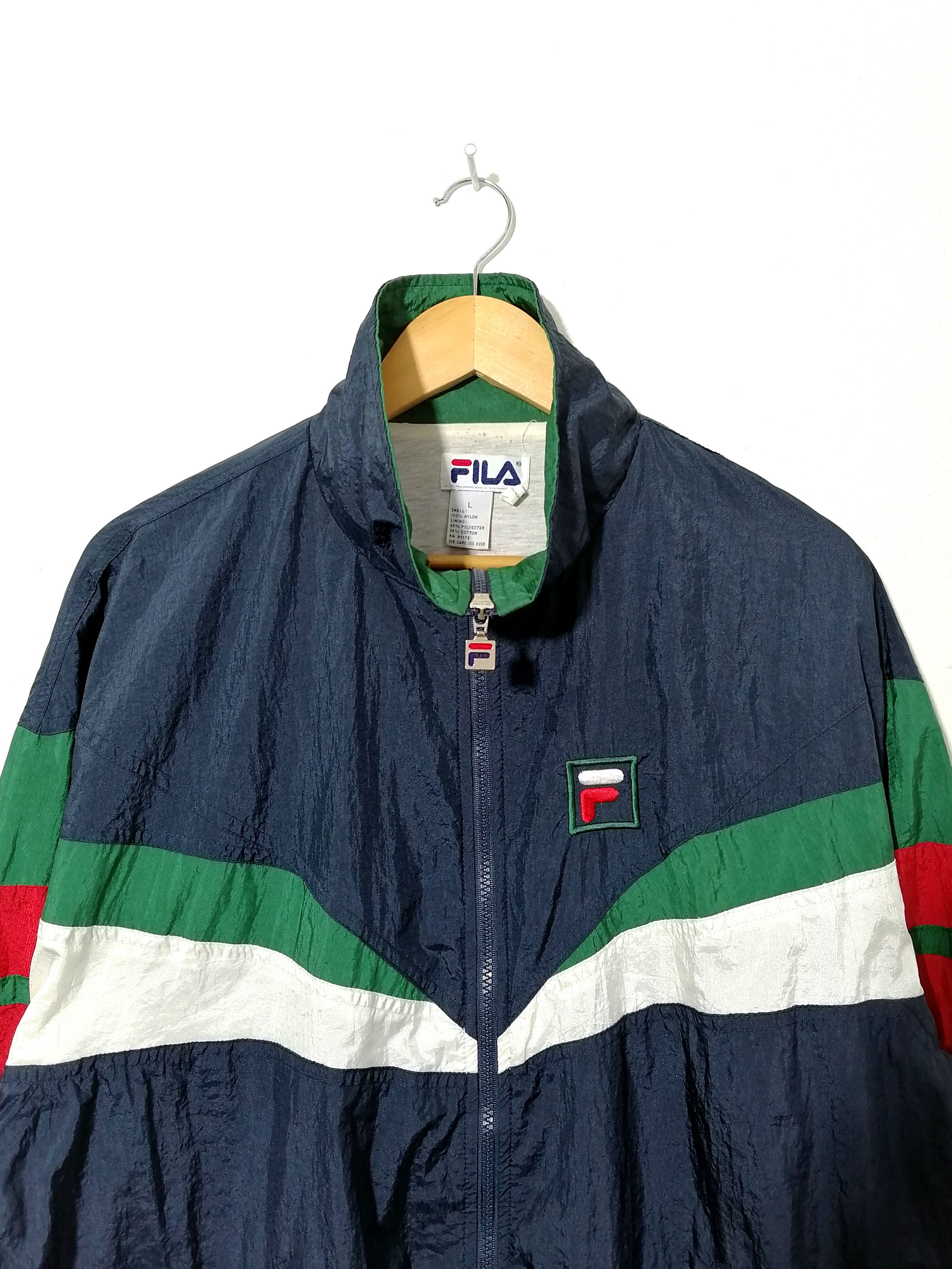 Fila × Vintage Vintage Fila Windbreaker 90s Size US L / EU 52-54 / 3 - 4 Thumbnail