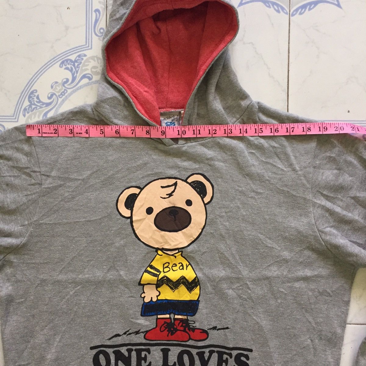 Japanese Brand Bear One Loves Printed Sweatshirt Hoodie Size US L / EU 52-54 / 3 - 21 Thumbnail
