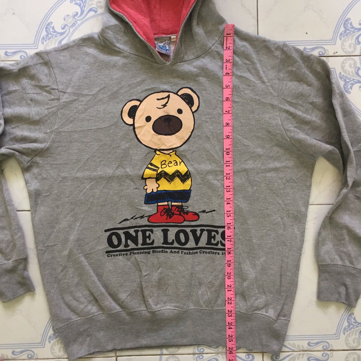 Japanese Brand Bear One Loves Printed Sweatshirt Hoodie Size US L / EU 52-54 / 3 - 20 Thumbnail