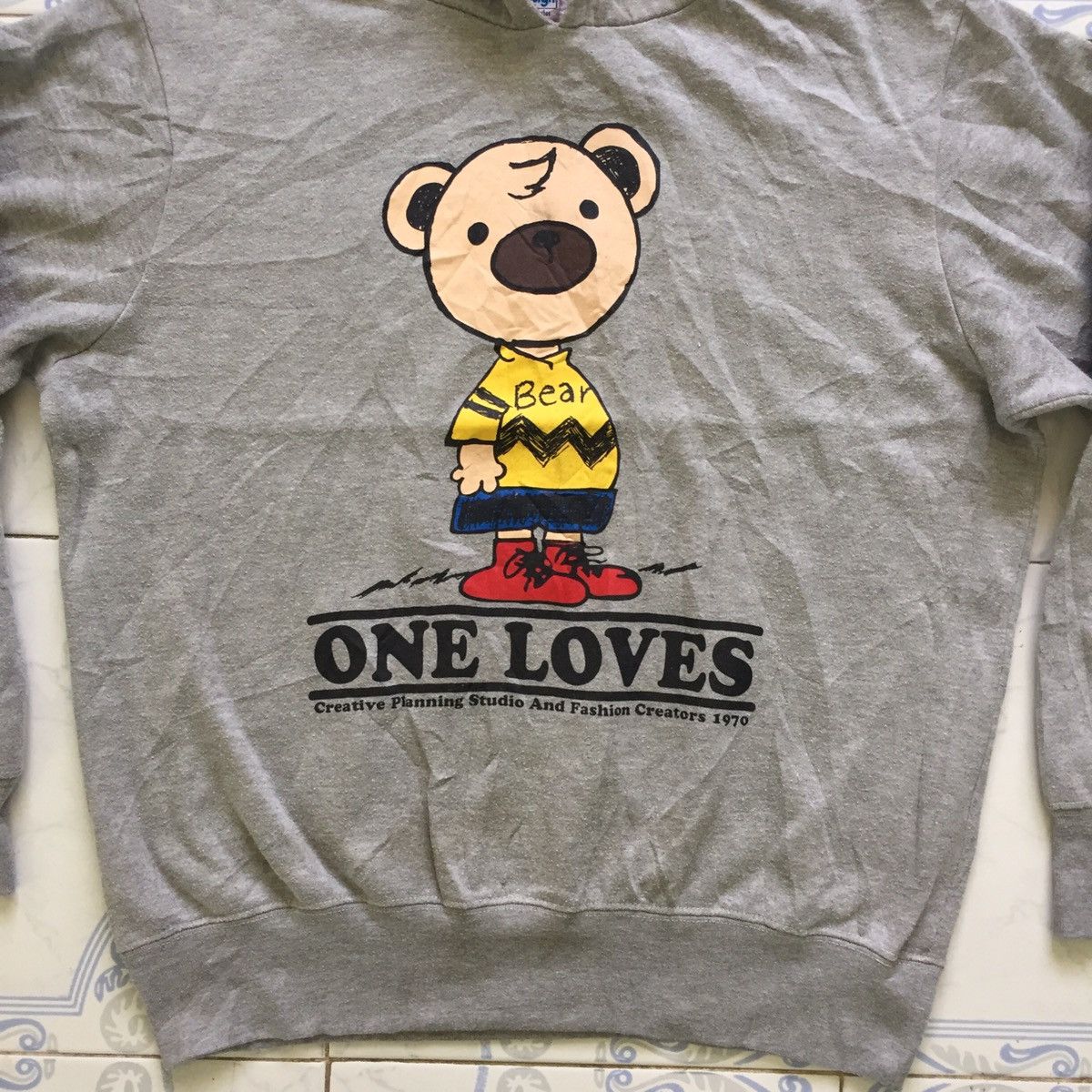 Japanese Brand Bear One Loves Printed Sweatshirt Hoodie Size US L / EU 52-54 / 3 - 7 Thumbnail