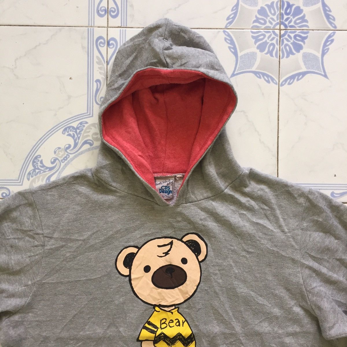 Japanese Brand Bear One Loves Printed Sweatshirt Hoodie Size US L / EU 52-54 / 3 - 6 Thumbnail