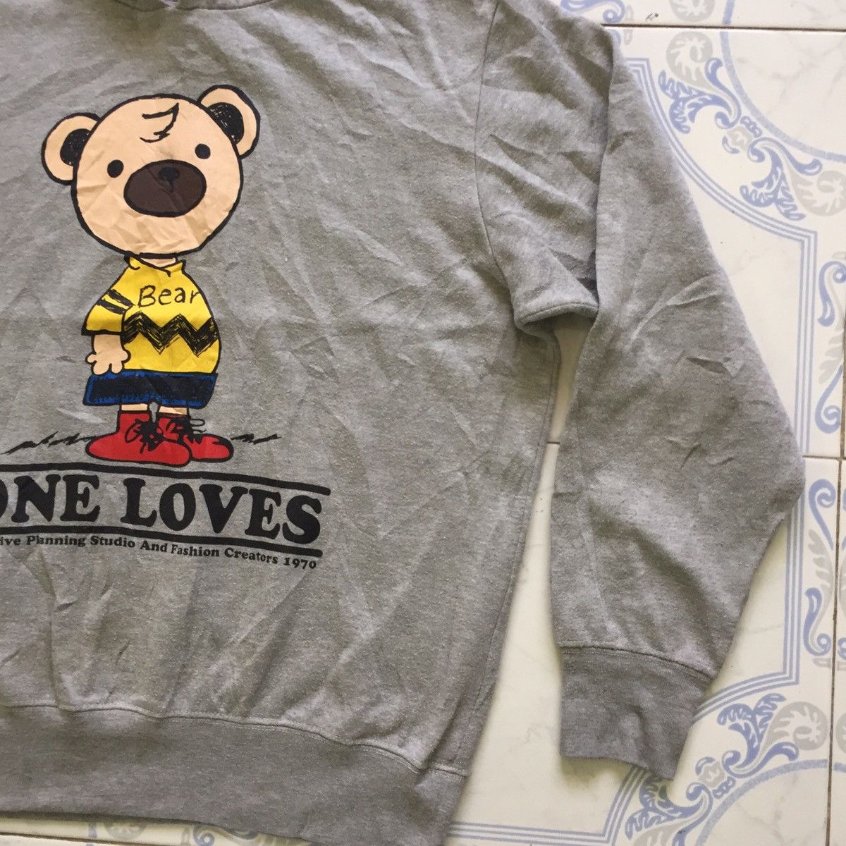 Japanese Brand Bear One Loves Printed Sweatshirt Hoodie Size US L / EU 52-54 / 3 - 2 Thumbnail