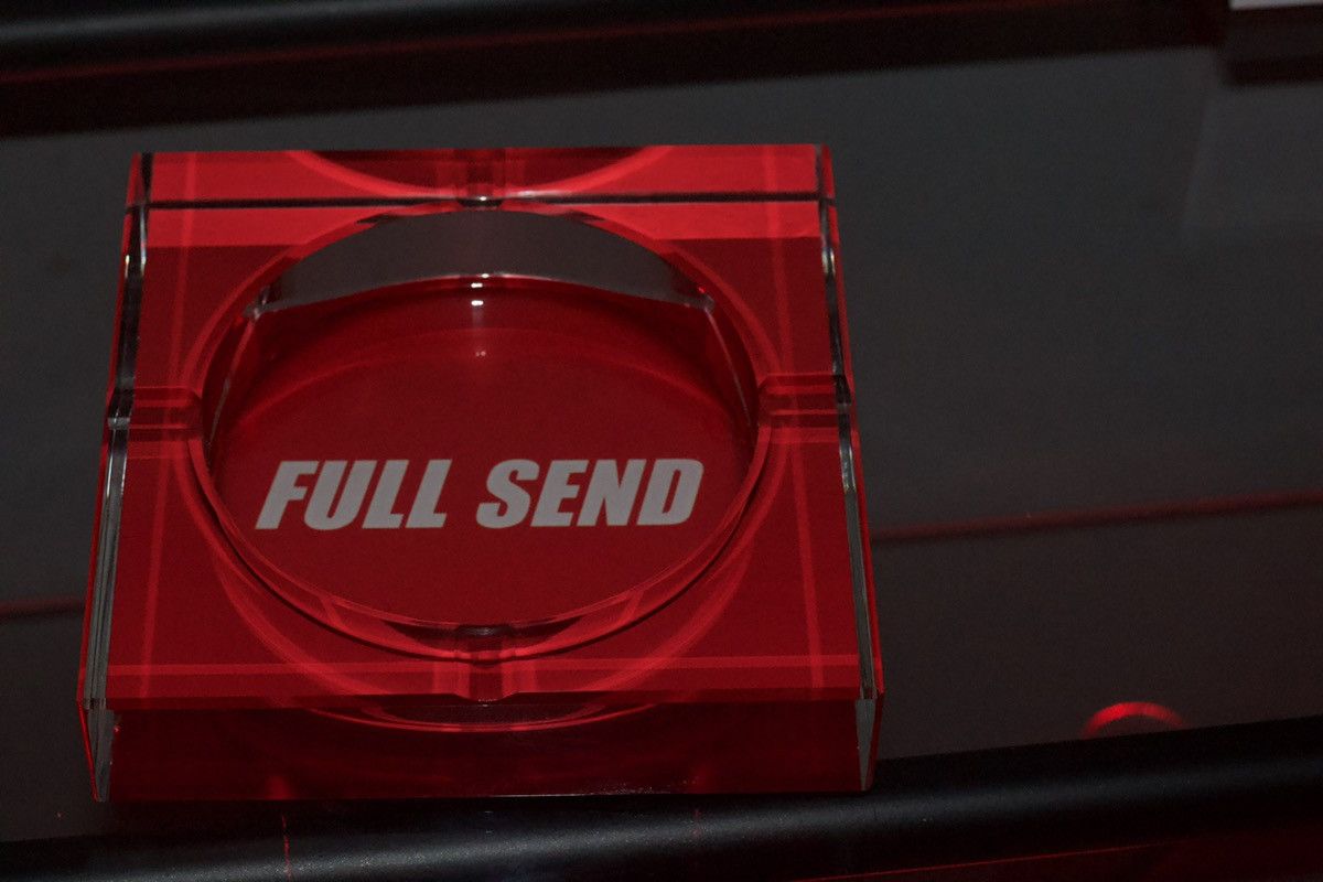 Full Send Full Send Ashtray by The Nelk Boys Size ONE SIZE - 1 Thumbnail