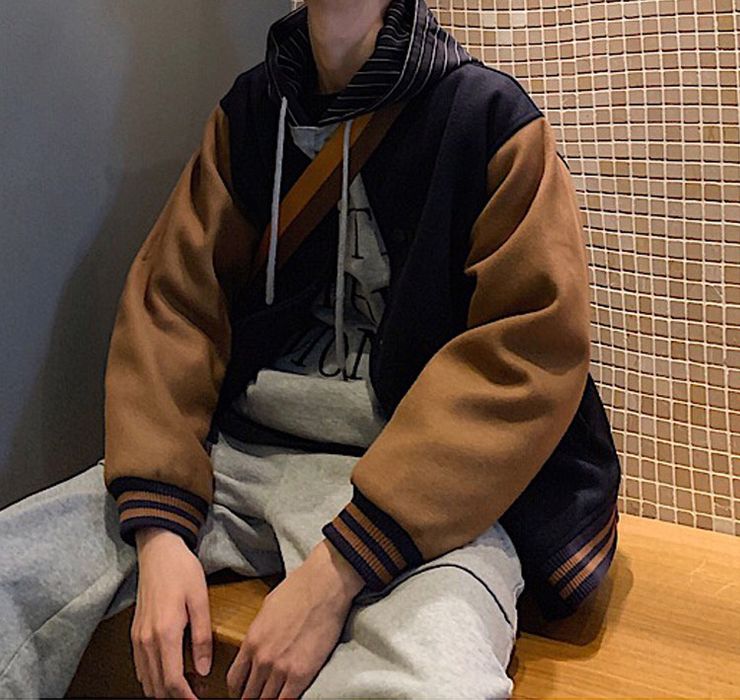 Other Letterman Jacket Brown | Grailed