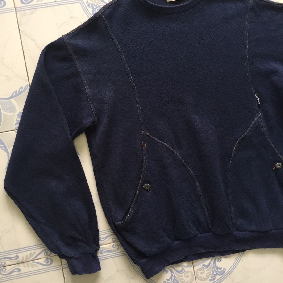 Japanese Brand Mile Sports With Pockets Sweatshirt MADE IN JAPAN Size US L / EU 52-54 / 3 - 4 Thumbnail