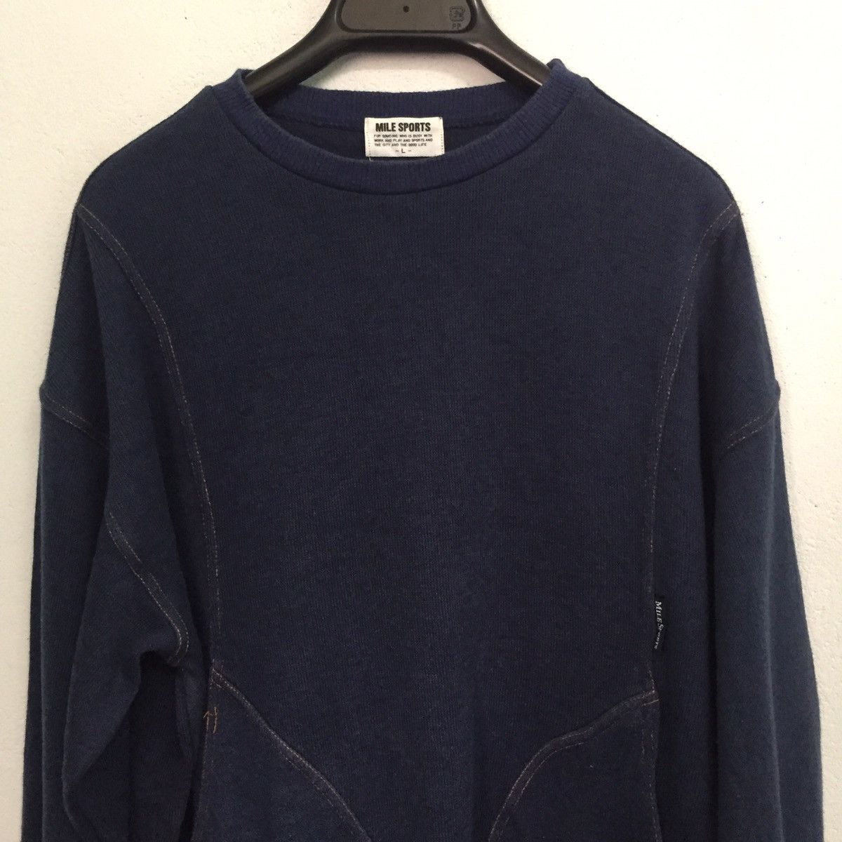 Japanese Brand Mile Sports With Pockets Sweatshirt MADE IN JAPAN Size US L / EU 52-54 / 3 - 6 Thumbnail