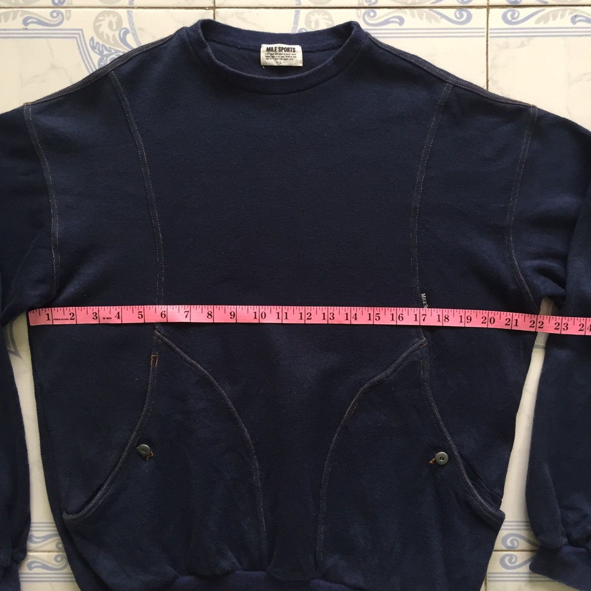 Japanese Brand Mile Sports With Pockets Sweatshirt MADE IN JAPAN Size US L / EU 52-54 / 3 - 20 Thumbnail