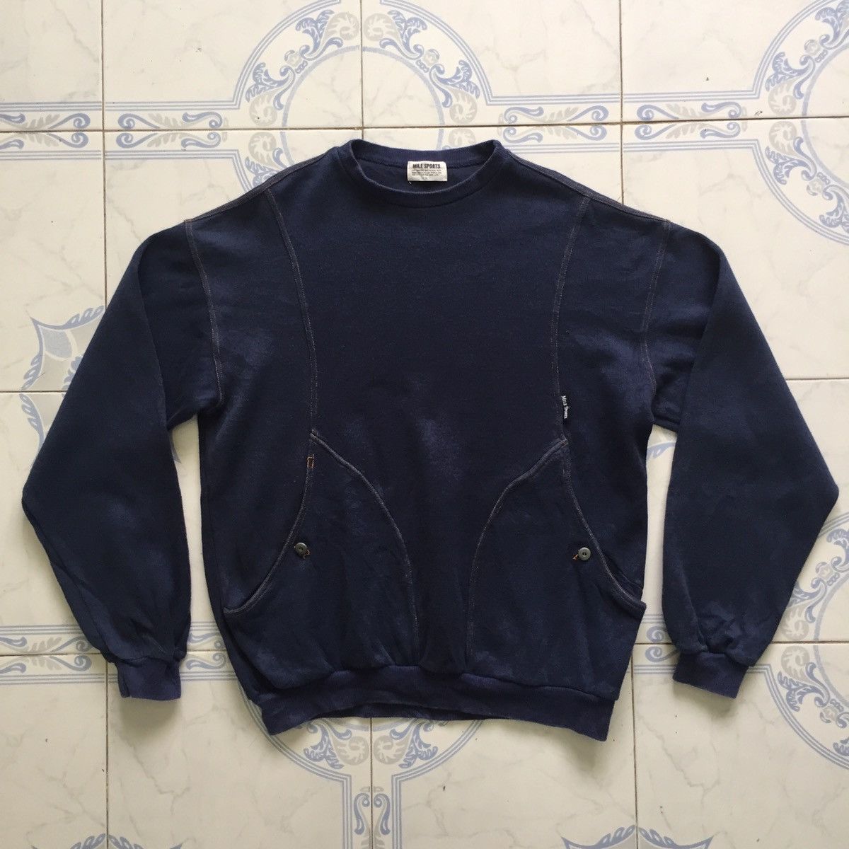 Mile Sports With Pockets Sweatshirt MADE IN JAPAN