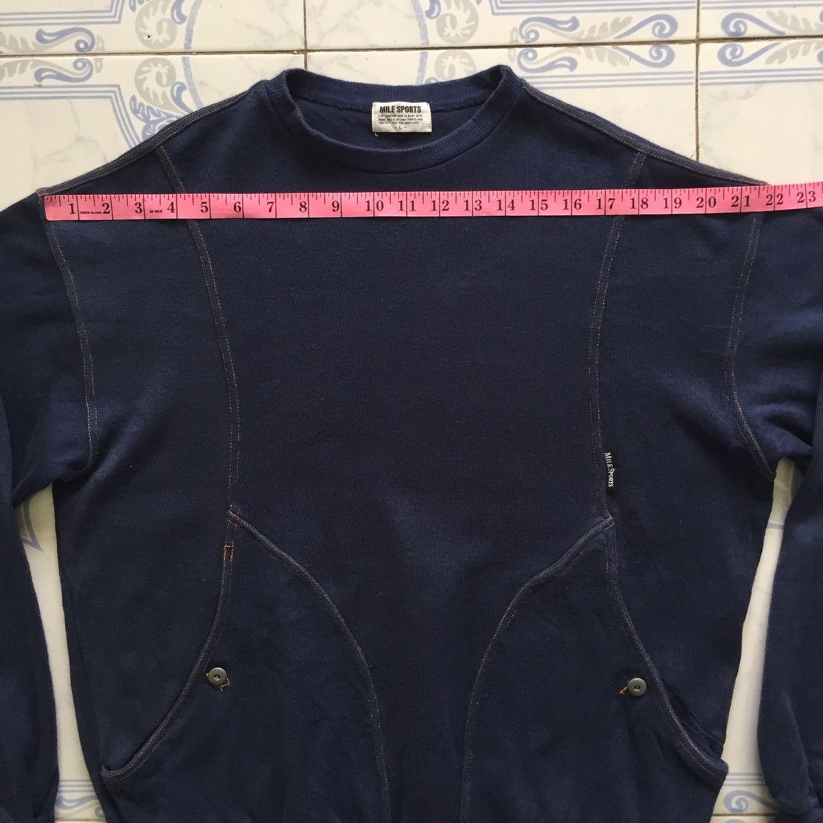 Japanese Brand Mile Sports With Pockets Sweatshirt MADE IN JAPAN Size US L / EU 52-54 / 3 - 22 Thumbnail