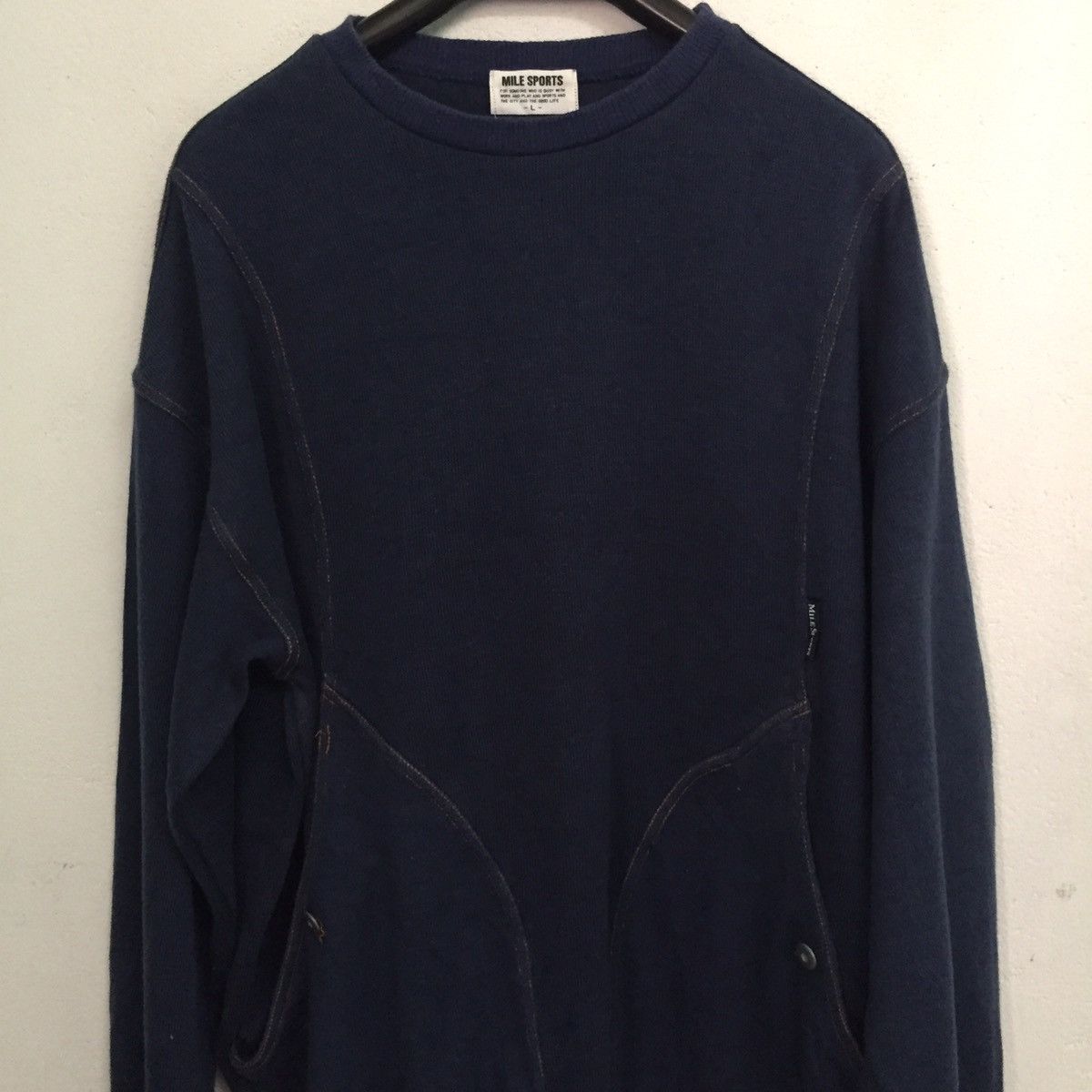 Japanese Brand Mile Sports With Pockets Sweatshirt MADE IN JAPAN Size US L / EU 52-54 / 3 - 9 Thumbnail