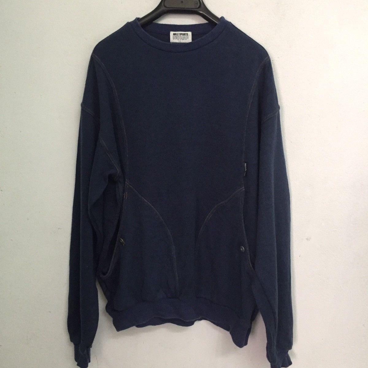 Japanese Brand Mile Sports With Pockets Sweatshirt MADE IN JAPAN Size US L / EU 52-54 / 3 - 5 Thumbnail