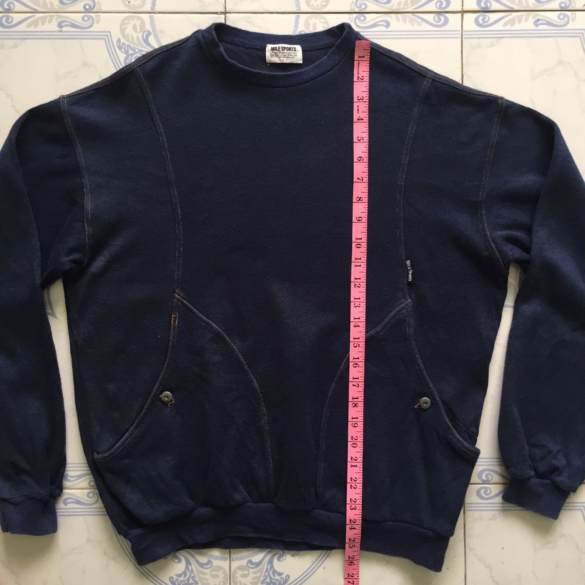Japanese Brand Mile Sports With Pockets Sweatshirt MADE IN JAPAN Size US L / EU 52-54 / 3 - 21 Thumbnail