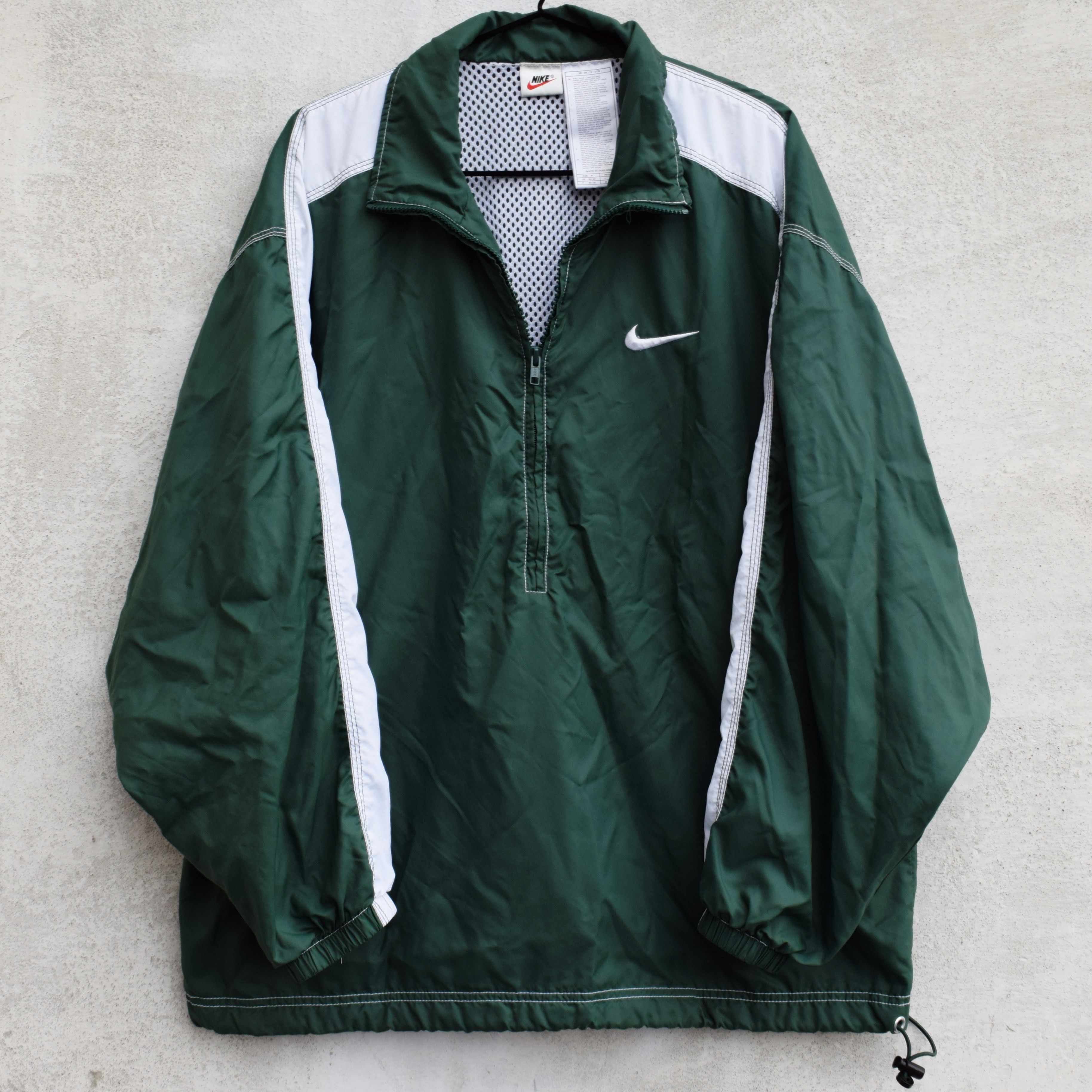 90'S Nike ACG Anorak Parka Men's M size polyester Green type dark green Vintage Second Hand