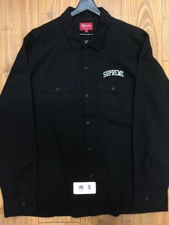 Supreme Arc Logo Work Shirt | Grailed