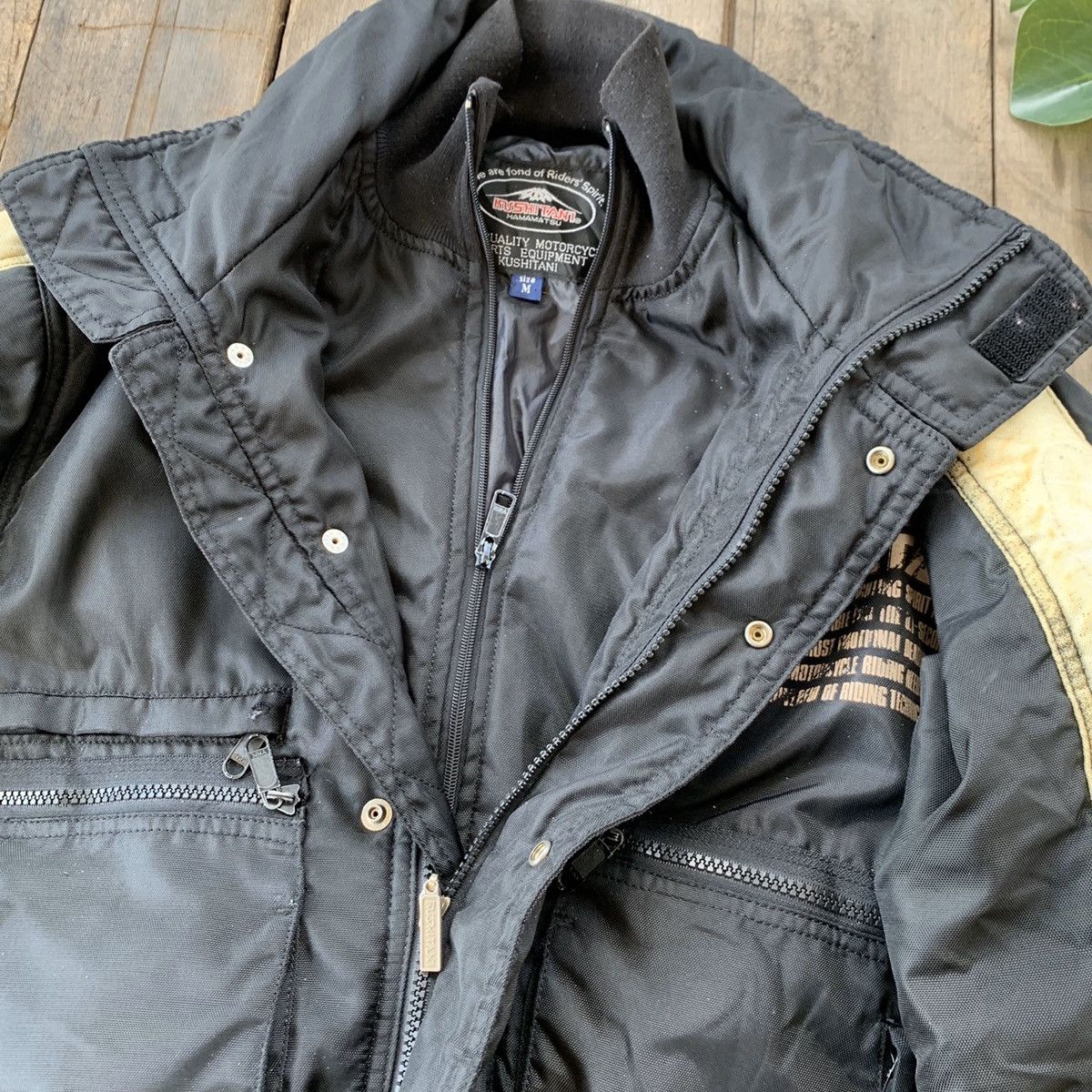 Japanese Brand × Vintage Vintage Distressed Kushitani Rider Racing Jacket Size US M / EU 48-50 / 2 - 5 Thumbnail