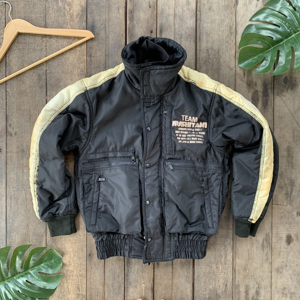 Japanese Brand × Vintage Vintage Distressed Kushitani Rider Racing Jacket Size US M / EU 48-50 / 2 - 1 Thumbnail