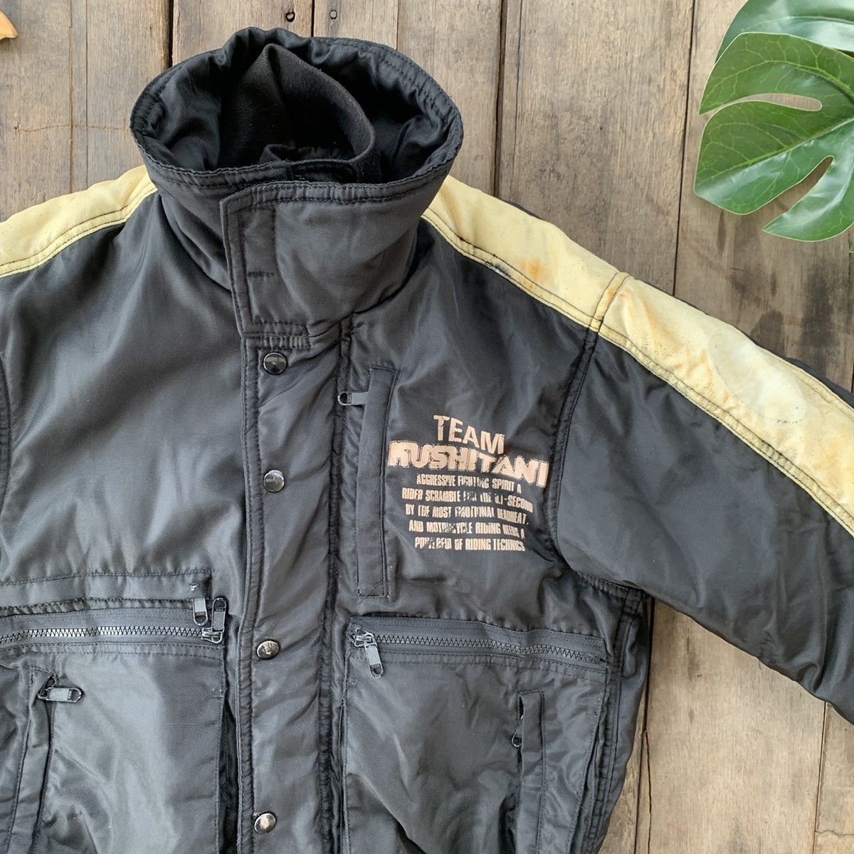 Japanese Brand × Vintage Vintage Distressed Kushitani Rider Racing Jacket Size US M / EU 48-50 / 2 - 2 Thumbnail
