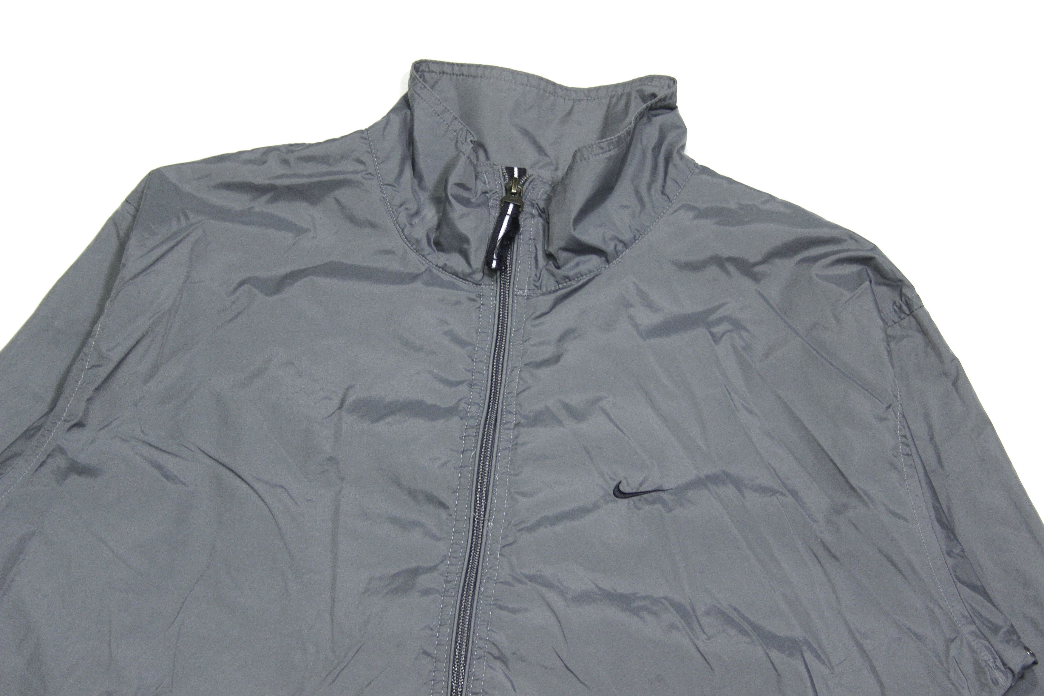Nike 90S Swoosh Logo Nylon Sport Jacket Size US L / EU 52-54 / 3 - 3 Thumbnail