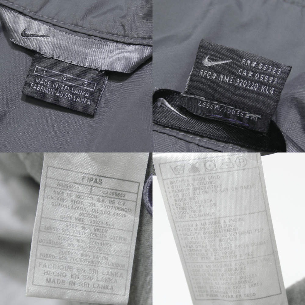 Nike 90S Swoosh Logo Nylon Sport Jacket Size US L / EU 52-54 / 3 - 12 Thumbnail