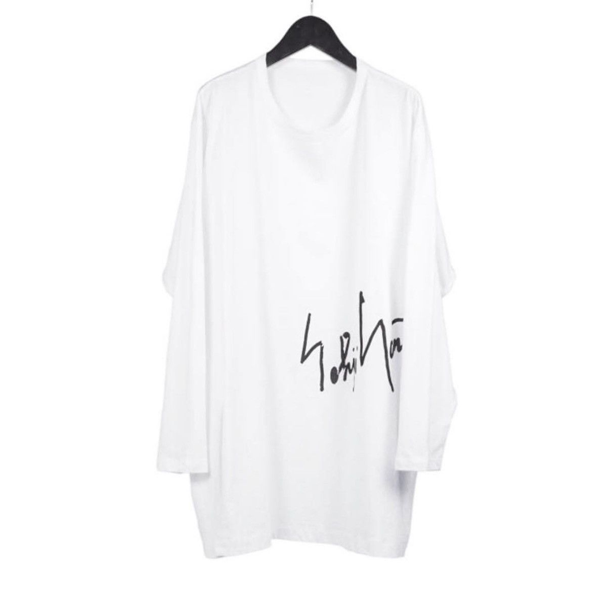 Yohji Yamamoto Yoji Yamamoto Oversize Long Sleeve Tee Ground Y y3 y-3 ys Size US XL / EU 56 / 4 - 5 Thumbnail