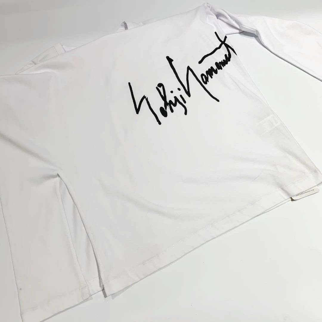 Yohji Yamamoto Yoji Yamamoto Oversize Long Sleeve Tee Ground Y y3 y-3 ys Size US XL / EU 56 / 4 - 2 Thumbnail