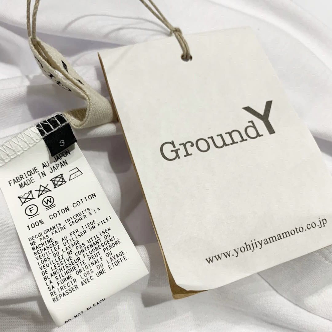 Yohji Yamamoto Yoji Yamamoto Oversize Long Sleeve Tee Ground Y y3 y-3 ys Size US XL / EU 56 / 4 - 4 Thumbnail