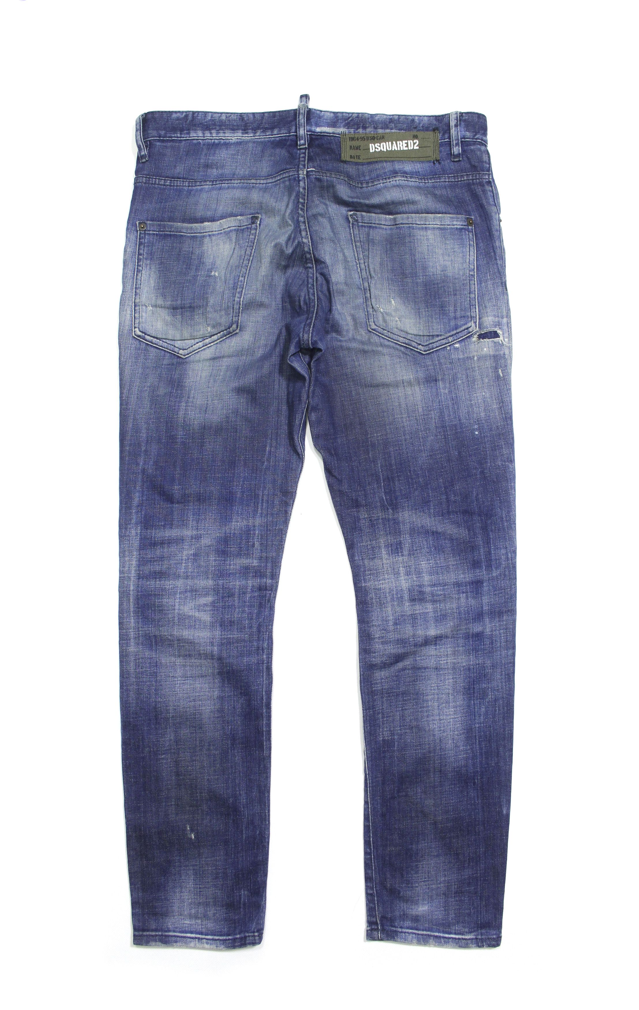 Dsquared2 Skater Distressed Stretch Jeans Size US 34 / EU 50 - 2 Thumbnail
