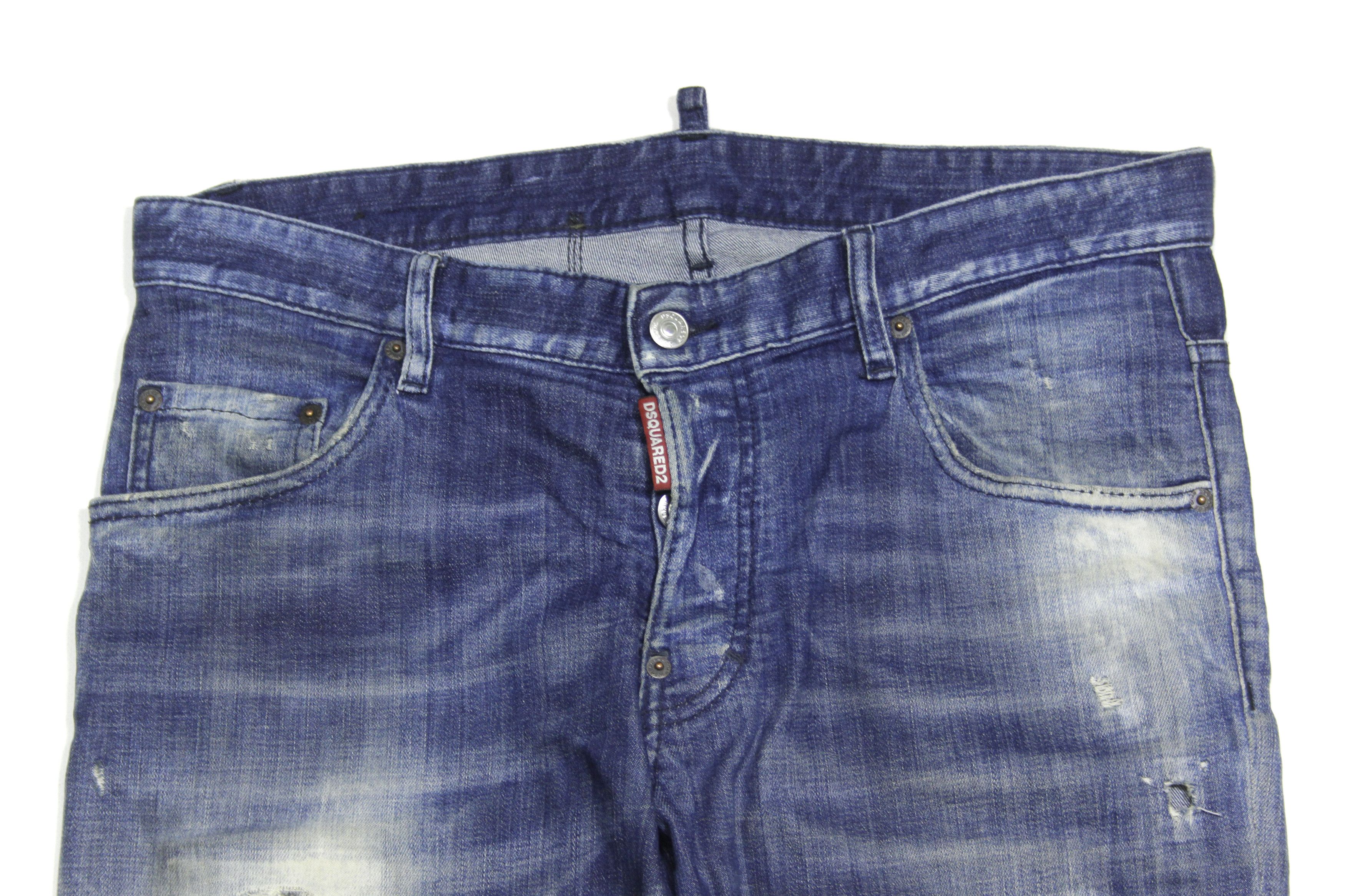 Dsquared2 Skater Distressed Stretch Jeans Size US 34 / EU 50 - 3 Thumbnail