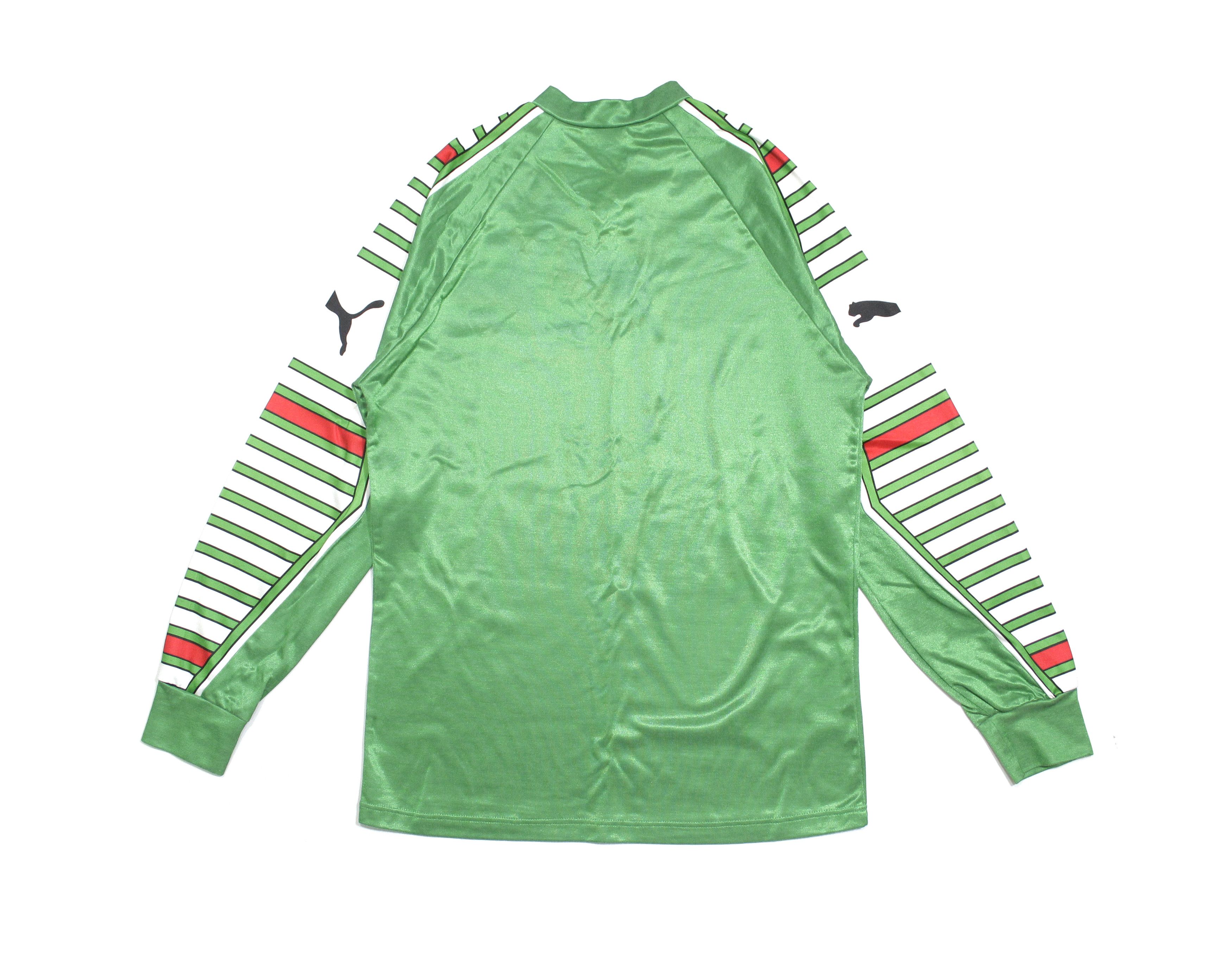 Puma 80S Logo Soccer Longleeve Sport Jersey Shirt Vintage Size US L / EU 52-54 / 3 - 2 Thumbnail