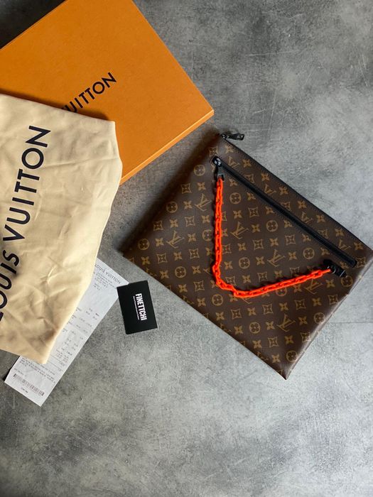 Louis Vuitton A4 Pouch Monogram Brown