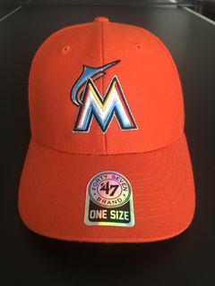 Miami Marlins Orange Forty Seven SnapBack Hat