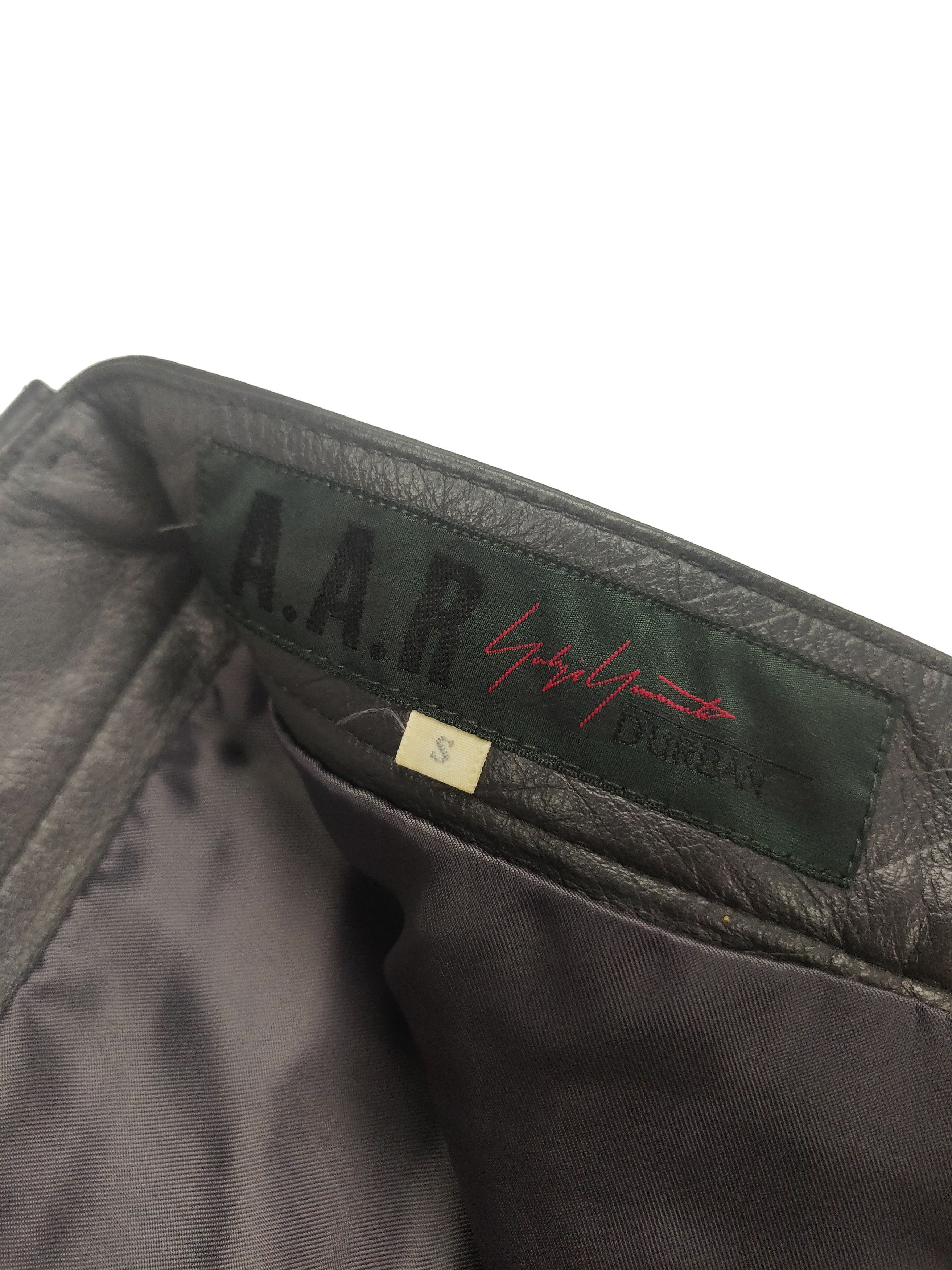 Yohji Yamamoto 1997 AAR Durban Leather Pants Size US 28 / EU 44 - 4 Thumbnail