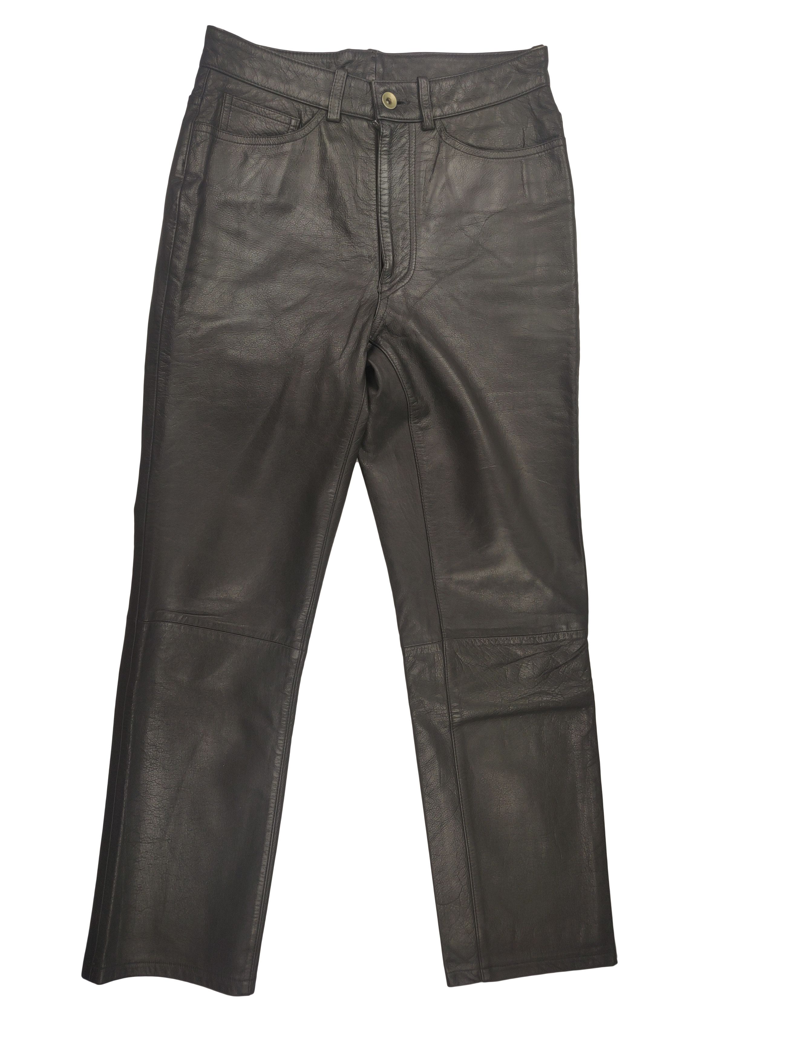 Yohji Yamamoto 1997 AAR Durban Leather Pants Size US 28 / EU 44 - 1 Thumbnail