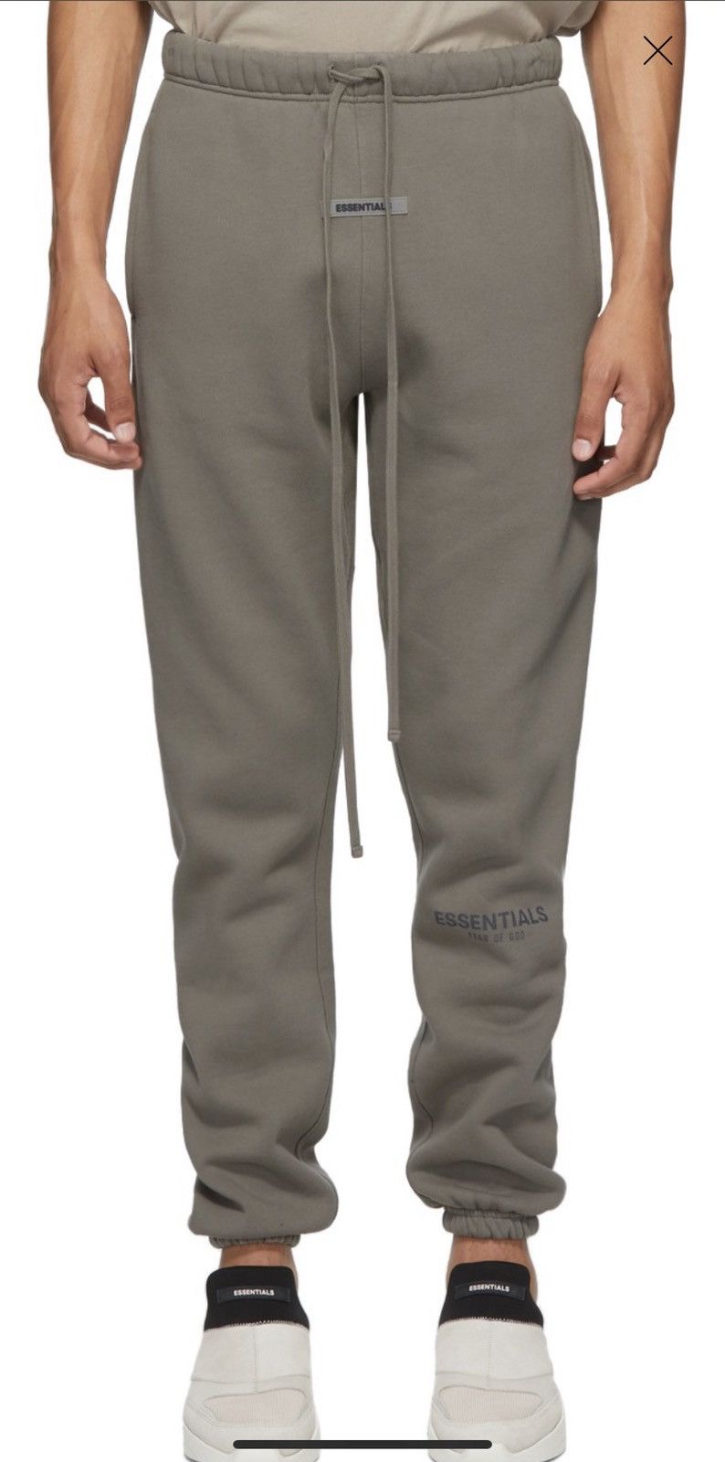 Fear of God Fear of God Essentials Charcoal Grey Fleece Lounge Pants Size US 32 / EU 48 - 3 Thumbnail