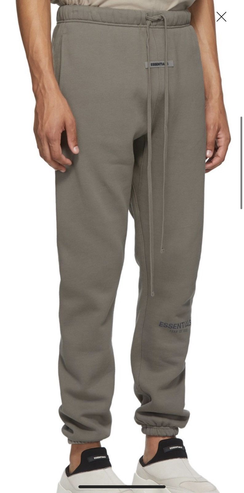 Fear of God Fear of God Essentials Charcoal Grey Fleece Lounge Pants Size US 32 / EU 48 - 2 Thumbnail