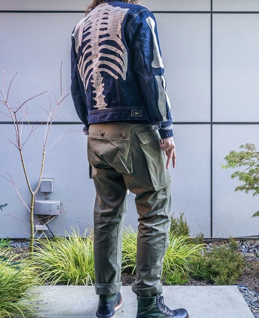 Kapital Kountry Kapital Skeleton Bone 11.5oz Denim Jacket Kapital Kountry Kapital Skeleton Bone 11.5oz Denim Jacket