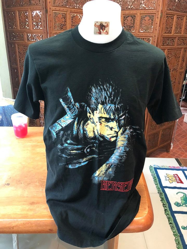 Vintage berserk anime shirt rare cool back | Grailed