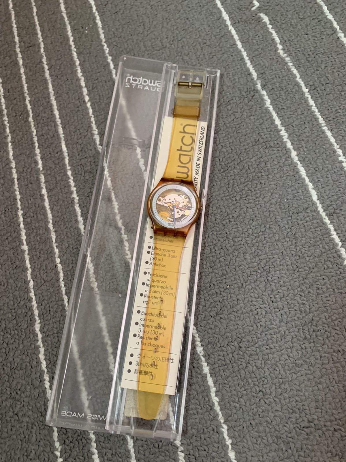 Vintage swatch jelly streetwear style