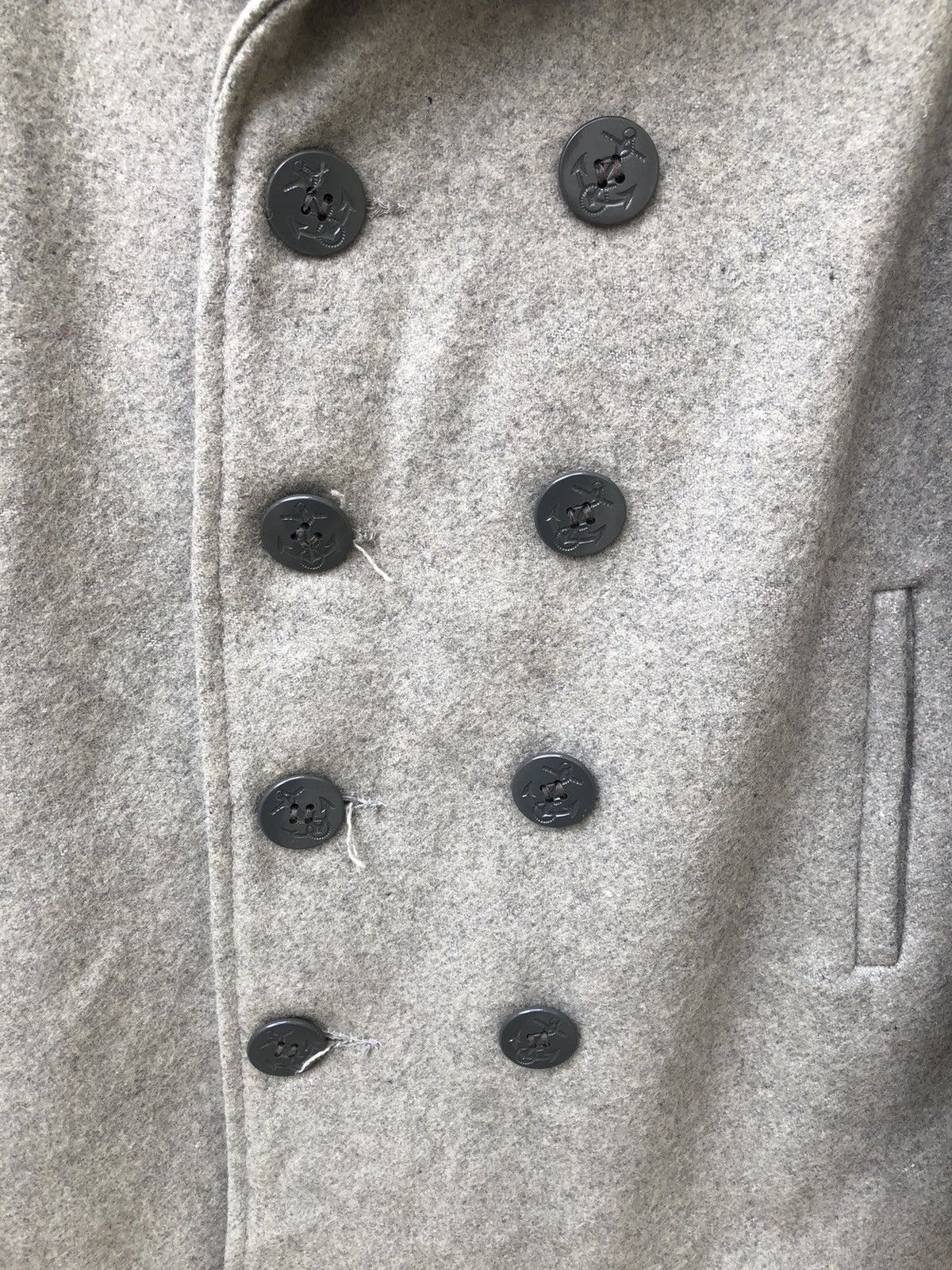 Schott Schott N.y.c. Made in Usa U.S. 740N Pea Jacket Grey Size US L / EU 52-54 / 3 - 5 Thumbnail
