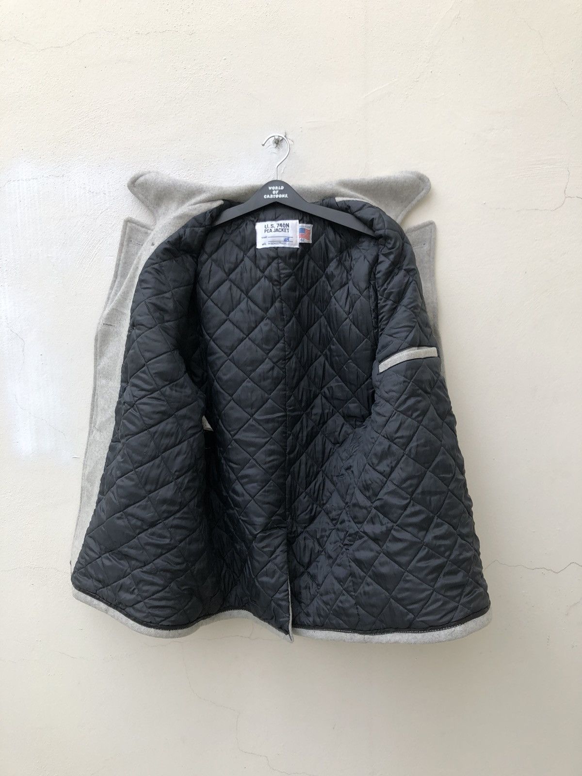 Schott Schott N.y.c. Made in Usa U.S. 740N Pea Jacket Grey Size US L / EU 52-54 / 3 - 10 Thumbnail