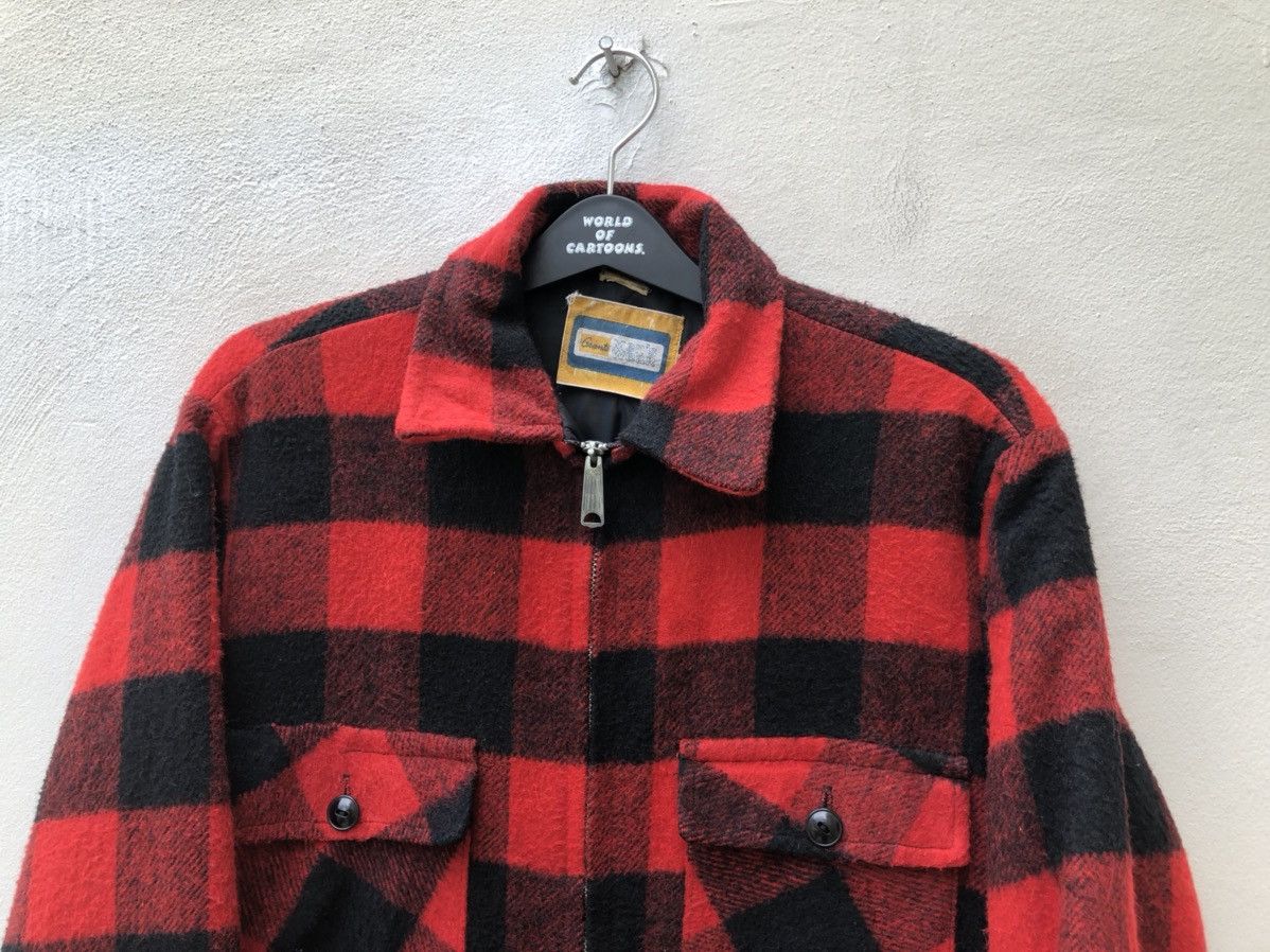 Vintage Vintage 50s 60s Grants Buffalo Plaid Quilted Lined Jacket Size US M / EU 48-50 / 2 - 3 Thumbnail