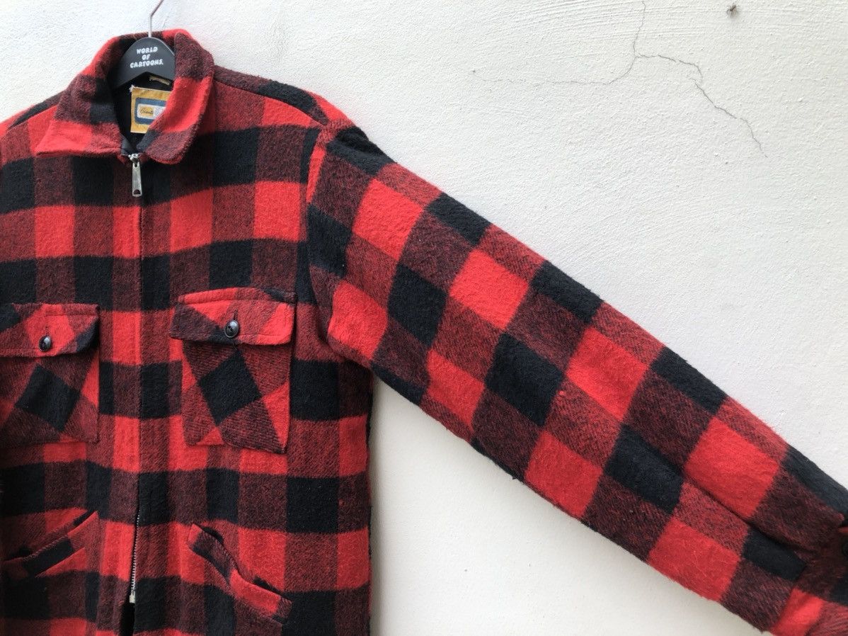 Vintage Vintage 50s 60s Grants Buffalo Plaid Quilted Lined Jacket Size US M / EU 48-50 / 2 - 8 Thumbnail