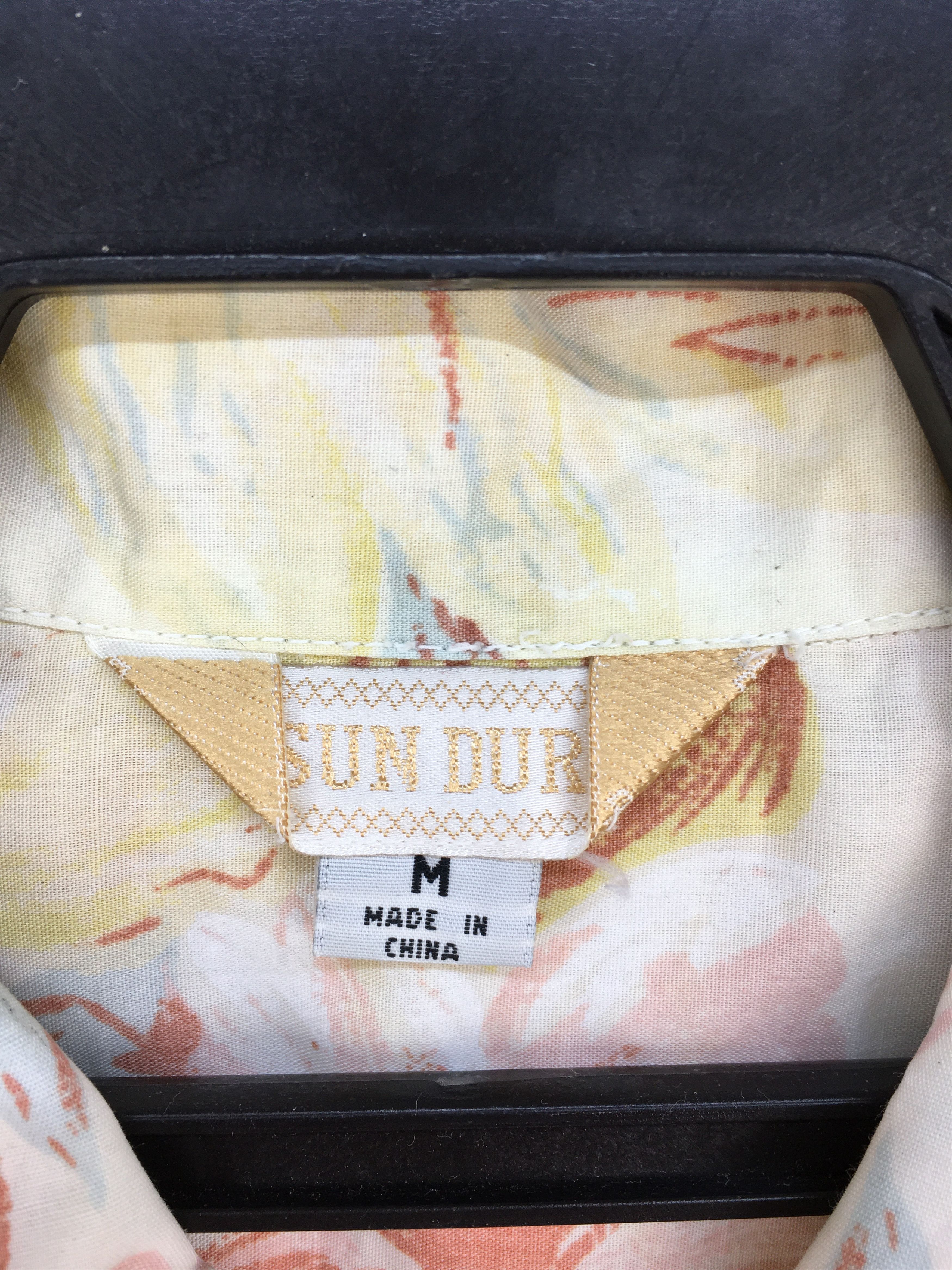 Japanese Brand Japanese Hawaiian SUN DURA Flowers Women Shirt Size US M / EU 48-50 / 2 - 6 Thumbnail